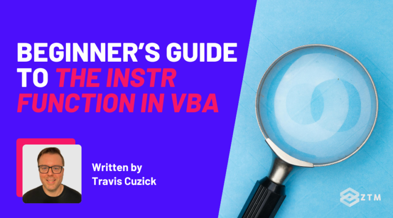 Beginner’s Guide to the InStr Function in VBA