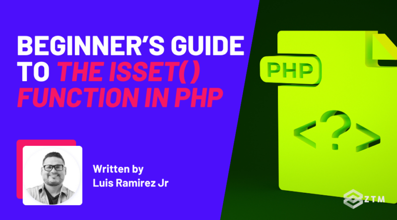 Beginner’s Guide to the isset() Function in PHP