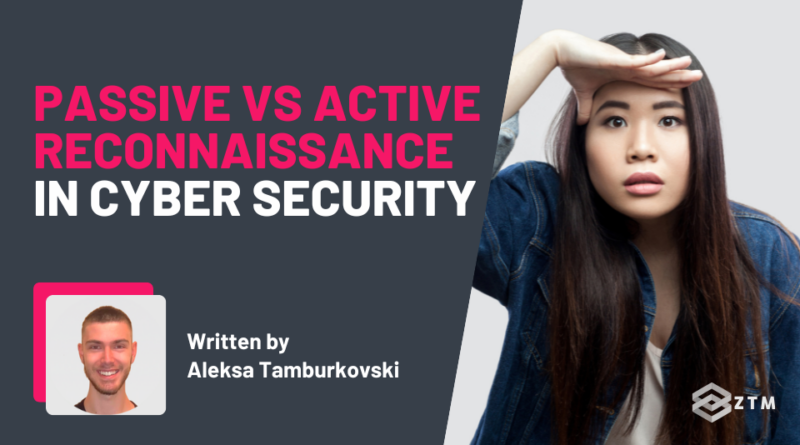 Active vs. Passive Reconnaissance in Cyber Security