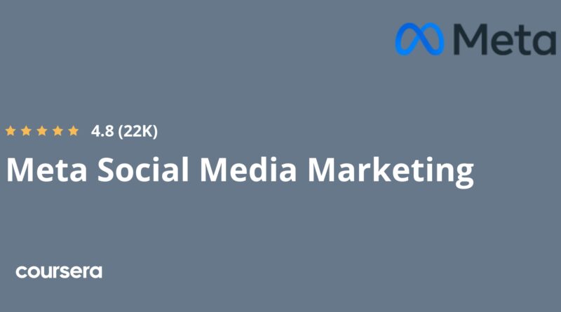 Meta Social Media Marketing Professional Certificate