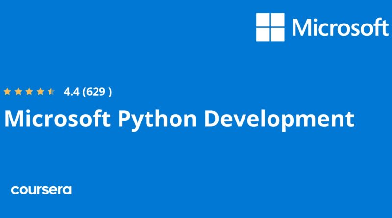 Microsoft Python Development Professional Certificate