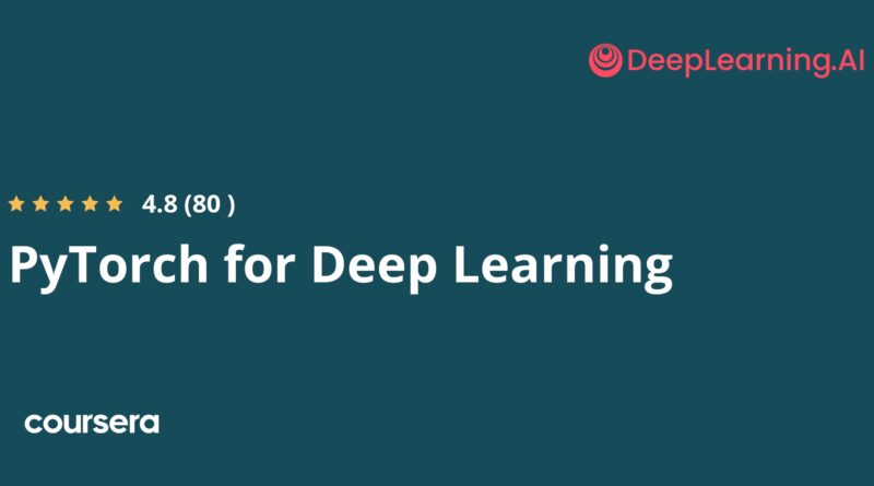 PyTorch for Deep Learning Professional Certificate