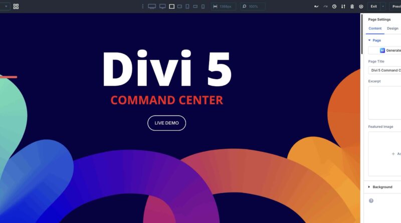 Everything You Need To Know About The Command Center In Divi 5 – Fast Blogs World