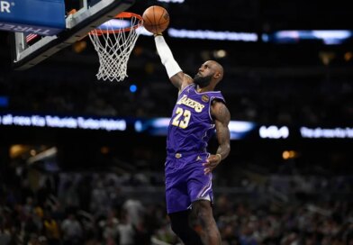 LeBron James breaks NBA mark for games played in Lakers’ win over Magic
